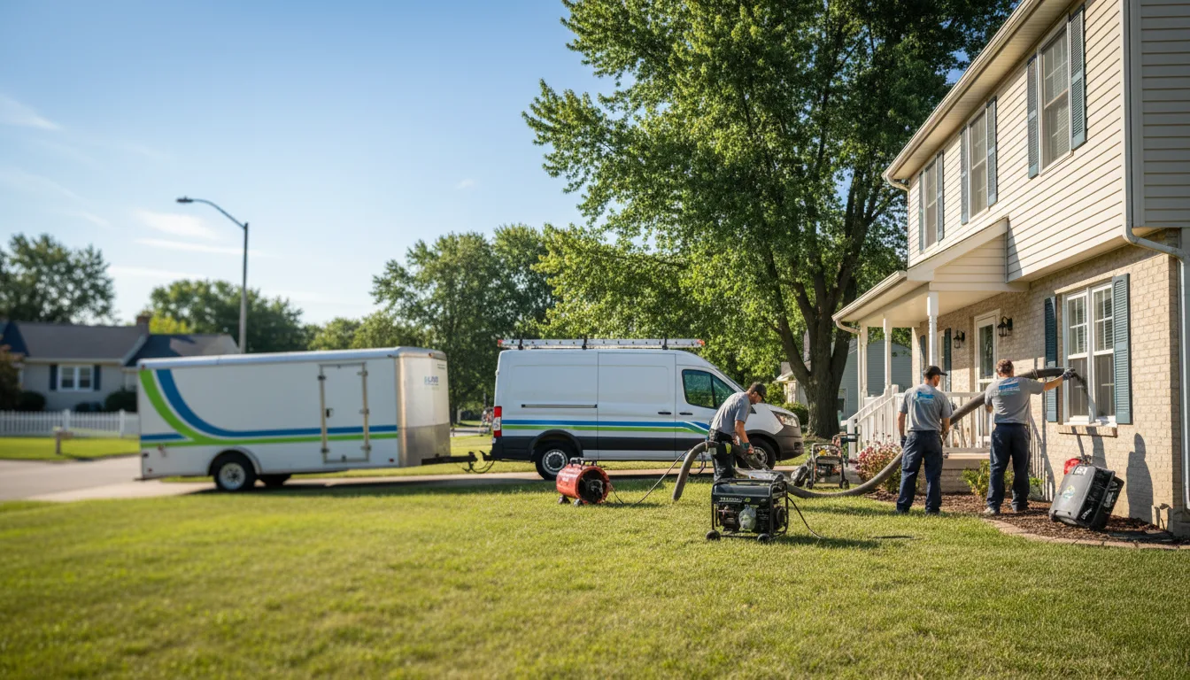 Flooded Basement Restoration And Cleanup With Repair in Cass Lake, MN near me